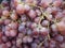 A background of fresh, healthy, purple grapes texture in supermarket