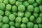 Background of fresh shelled peas