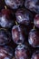 Background fresh sweet plums