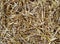 Background of golden brown straw