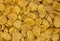 Background of goldish corn flakes