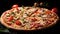 background gourmet pizza food