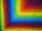 Background from gradients of colors of rainbow: burgundy  red  orange  yellow  green  blue  violet. Beauty of geometry. Copy space