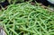 Background of Green Beans sold at city market