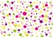 Background with green yellow pink and purple colored spots