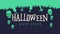 Background of Halloween night party animation