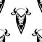 Background head wild bull