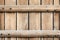 Background of horizontal light brown wooden planks