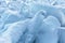 Background of icy snow hummocks, winter, Baikal