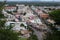 Background image, buildings, tall buildings, community areas, in downtown Nakhon Sawan.