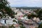 Background image, buildings, tall buildings, community areas, in downtown Nakhon Sawan.