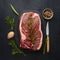 Background image featuring raw meat, ideal for culinary concepts