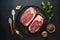 Background image featuring raw meat, ideal for culinary concepts