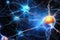 Background image of neuronal activity in the brain