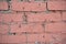 Background image of pink painted brickwork texture