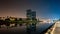 Background image of qatar`s lusail city landmark during sunset. tourist destinations