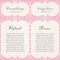 Background invitation vintage label. floral frame