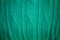 Background of knitted green pullover