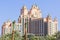 Background landscape hotel Atlantis in the Palm in Dubai