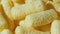 Background of light snacks - corn sticks