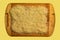 Background of long grain parboiled uncooked rice. Rice groats as background and texture