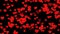 Background loop with red hearts