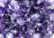 Background macro texture of purple amethyst