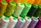 background of many sewing thread