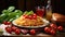 background meal italian food vibrant