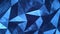 Background metal magical blue triangular polygonal geometric