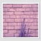 Background with a minimalist lavender brick texture.