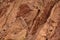 Background of a mountain rock of brown color