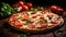 background mozzarella pizza food mouthwatering