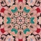 Background multicolor abstract kaleidoscope colorful. backdrop mandala