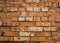 Background with old rough antique brick wall