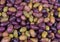 Background of olives close up,group olive