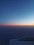 Background pastel dawn airplane view