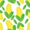 Background Pattern vegetable corn vektor design