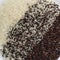 Background photo of mixture of dark brown and white rice