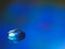 Background Picture of Blue Ray Droplet