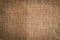 Background of a piece of burlap top view