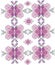 background with pink flowers in the pattern,symmetrical,repetitive