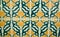 Background of Portugese ceramic vintage tiles