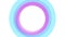 Background of pulsating colored rings. Motion. Colored circles pulsate in slow rhythm. Background of colored circles