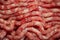 Background of raw minced meat