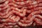 Background of raw minced meat