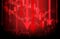 Background of red arrow down economy crisis stock market