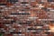 Background of red brick wall pattern texture backdrop wallpaper