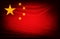 background of red china flag silk waving