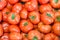 Background of red picked tomatoes in Dutch plant nursery